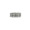 ALL GIA 19.34ct Emerald Cut Eternity Band Ring