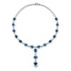33.89ct Sapphire And 17.77ct Diamond Necklace