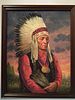 PAINTING OF SITTING BULL BY FROST 