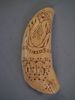 SCRIMSHAW WHALE TOOTH - WHALE SHIP