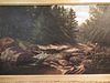ANTIQUE NH PAINTING OF WOODLAND 