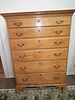 PERIOD MAPLE TALL CHEST 