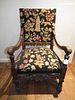 ANTIQUE TAPESTRY ARMCHAIR 