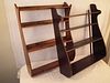2 WHALE TAIL SHELVES