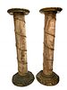 French Bronze Mounted Marble Pedestals