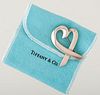 Tiffany & Co. Paloma Picasso Loving Heart Pin in Sterling 