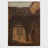 Jean Antoine Constantin d'Aix (1756-1844): Roman Street Scene