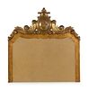 A Continental Carved Giltwood Headboard