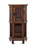 A Gothic Revival Carved Oak Cabinet
