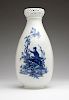 A large Meissen blue and white porcelain vase