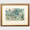 Jean Dufy (1888-1964): Maison dans un bosquet