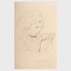After Gustav Klimt (1862-1918): Girl with Shell