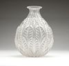 A Lalique clear and frosted ''Malesherbes'' vase