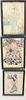 Group of five vintage Japanese woodblock prints, largest 14 1/2" x 19".