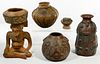 Ethnographic Clay and Pottery Vessel Assortment
