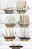 Wood Model Ship Assortment