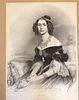 1842 Signed Maria German Pencil Lithograph