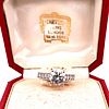 Platinum and Diamond Cartier engagement Ring. GIA CERTIFICATE