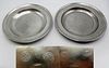 Pair of pewter plates by the Boardmans