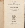 Correos: Ordenanza / Decretos. Parte de la Ordenanza General de Correos del Año 1794... 1842 / 1852.  Single volume.