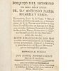 Valdés, Manuel Antonio. Bosquejo de Heroísmo del Exmo. Señor Baylo Fr. Don Antonio María Burcareli y Ursua. México, 1779.