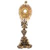 Monstrance (Marriage), Mexico, 18th-19th centuries, Gilded silver