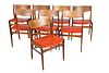 Eight Dining Chairs, Dux, c. 1965