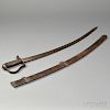 Nathan Starr 1818 Contract Cavalry Saber with Scabbard
