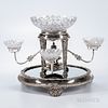 English Regency Silver-plated Plateau and Epergne