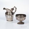 Two Pieces of American Coin Silver Hollowware