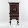 Carved Oak Cabinet-on-Stand
