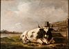 Dutch School, 18th Century      Cow at Rest in a Pasture