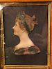 EARLY 19TH CENTURY ENGLISH FRAMED WAX PROFILE SIGNED 1810 DAVID