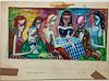 20th Century School: Group of Eight Works on Paper