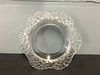 BEAUTIFUL LALIQUE FRANCE FROSTED GLASS/CRYSTAL DISH/BOWL