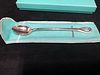 Tiffany Sterling silver long baby spoon with box and dust bag.