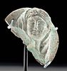 Byzantine Carved Stone Cameo - Virgin Mary or Goddess