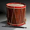 U.S. Marked Early 19th Century Snare Drum with Sticks