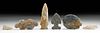 Six Neolithic Knapped Stone Tools