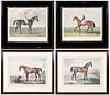 Four British Equestrian Prints, Herring, Adam