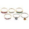 A Collection of 10K & 14K Fashion Gemstone Rings