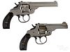 2 Harrington & Richardson nickel plated revolvers