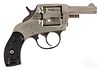H & R The American nickel plated revolver