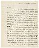 John Tyler signed letter, 1842