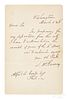 Stephen W. Kearny handwritten letter