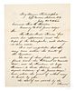 Civil War letter signed by John Dahlgren, 1864