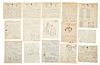 Collection of fifteen Alfred F. Goldsmith letters