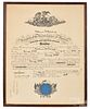Signed Theodore Roosevelt naval appointment