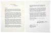 Dwight D. Eisenhower signed typed letter, 1954
