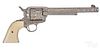 Cased Colt cattle brand engraved SAA revolver